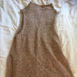 BP tan/pink knit dress